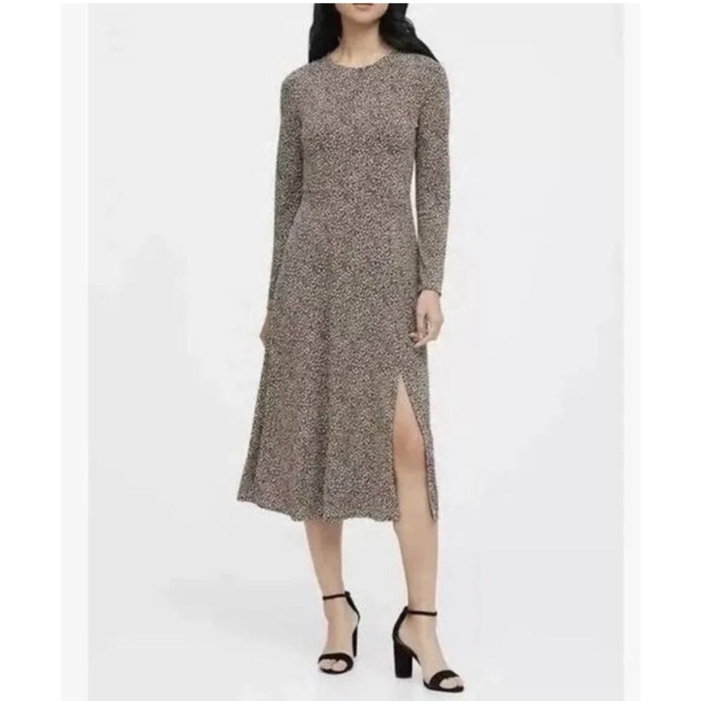 Banana Republic Animal Print Dress, Size Small